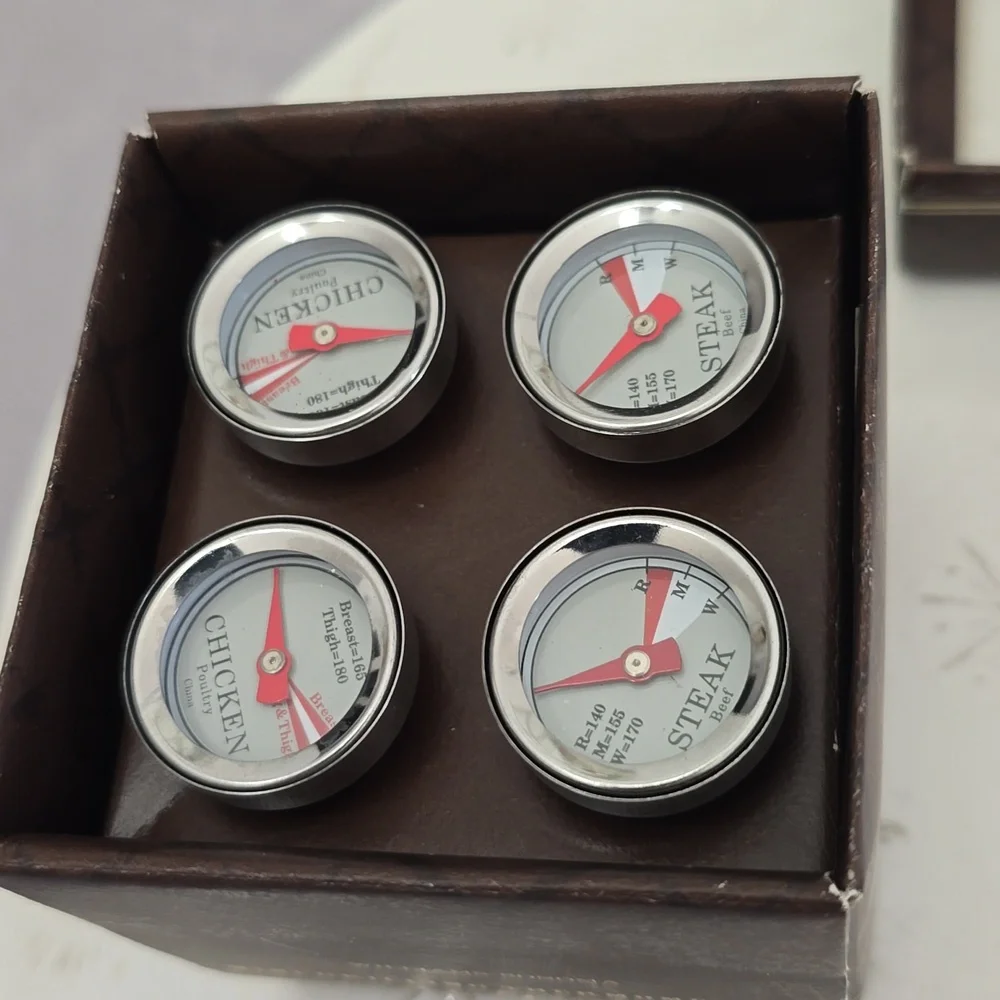 Wiliams Sonoma Set Of 4 Mini Grilling Thermometers
